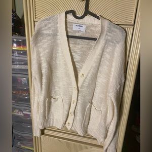 Translucent Knit Cardigan Jacket